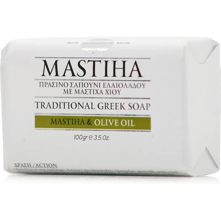 Mastihashop Savon vert à l'huile d'olive et au mastic de Chios Savon vert 100gr