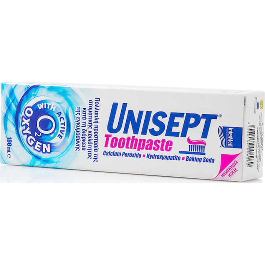 InterMed Unisept Pastă de dinți pentru Gingivită , Placă bacteriană și Carii dentare 100ml