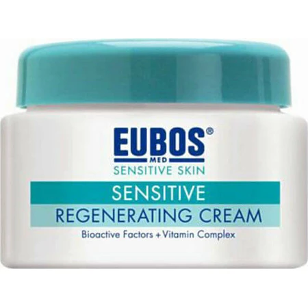Eubos Cremă Sensibilă Hidratantă și Reconstrucție de Noapte pentru Față cu Colagen 50ml