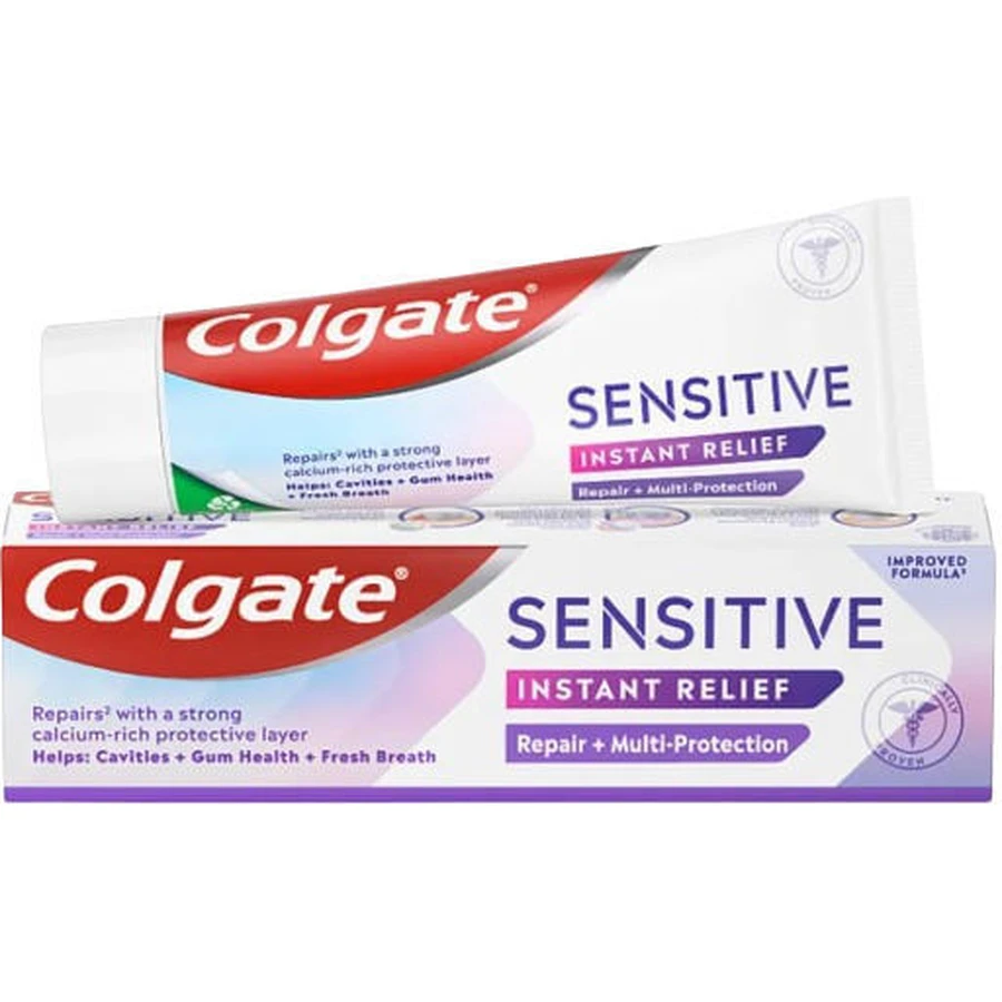 Colgate Sensitive Instant Relief Repair & MultiProtection Toothpaste Pastă de dinți pentru Dinți sensibili 75ml