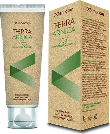 Genecom Terra Terra Arnika Creme 30% für Muskelschmerzen und Schmerzen 1Blase 75ml