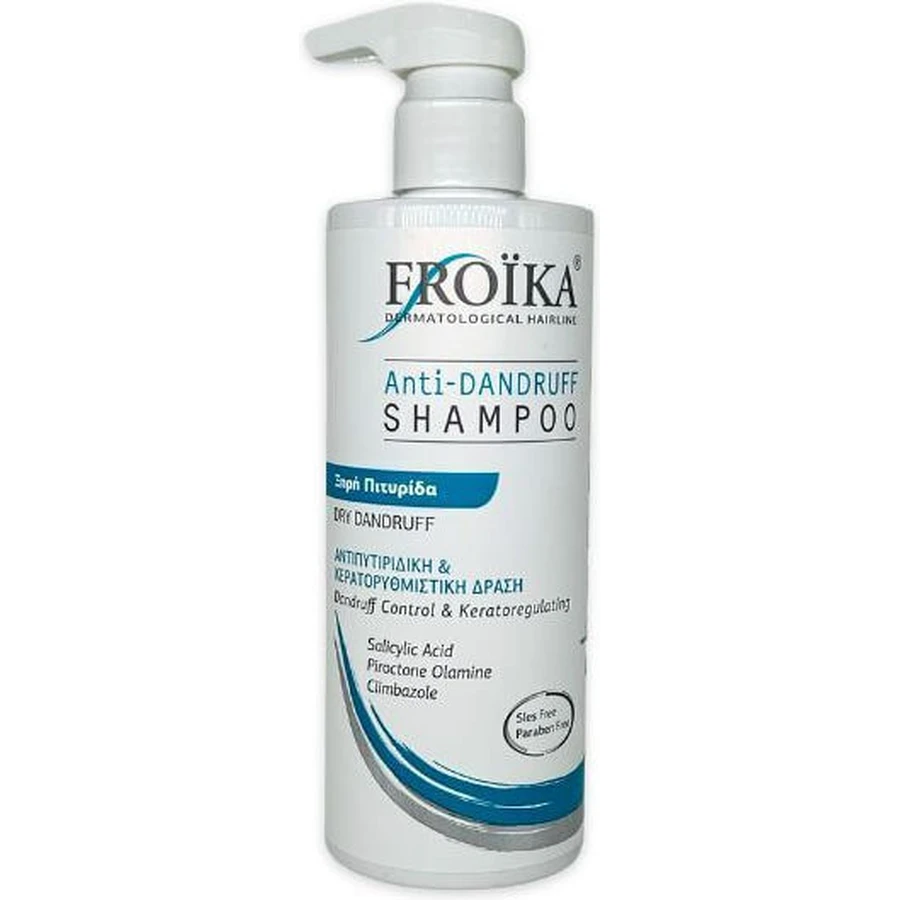 Froika Șampon Antimătreață pentru Scalp Sensibil Împotriva Mătreții și Căderii Părului pentru Păr Uscat 400ml