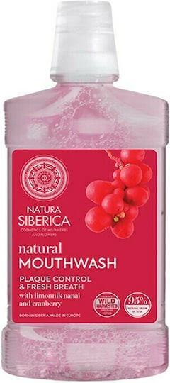 Natura Siberica Natural Natural Cranberry Plaque Control & Fresh Breath Mundspülung