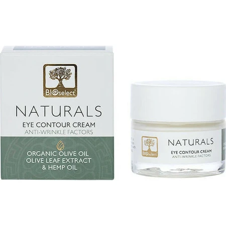 Bioselect Cremă de Ochi Hidratantă și Anti-îmbătrânire cu Acid Hialuronic 30ml