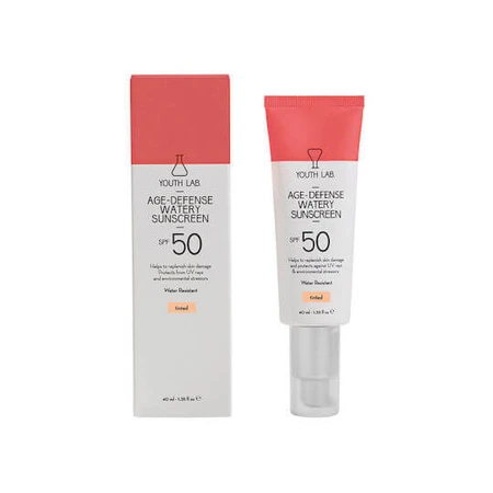 Youth Lab. Age-Defense waterige zonnebrandcrème gezicht SPF50 met pigment 40ml