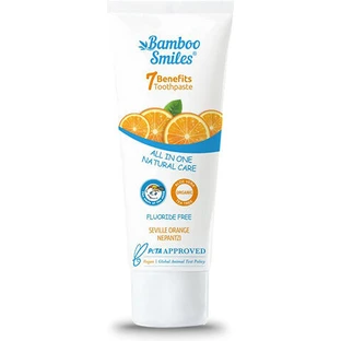 Bamboo Smiles All In One Natural Care Pastă de dinți Fără fluor Portocală amară 75ml