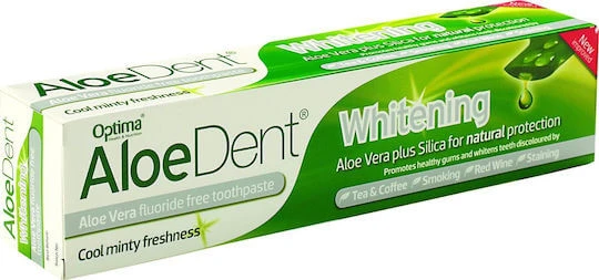 Optima Naturals Aloe Dent Whitening Fluoridfreie Whitening Zahnpasta 100ml