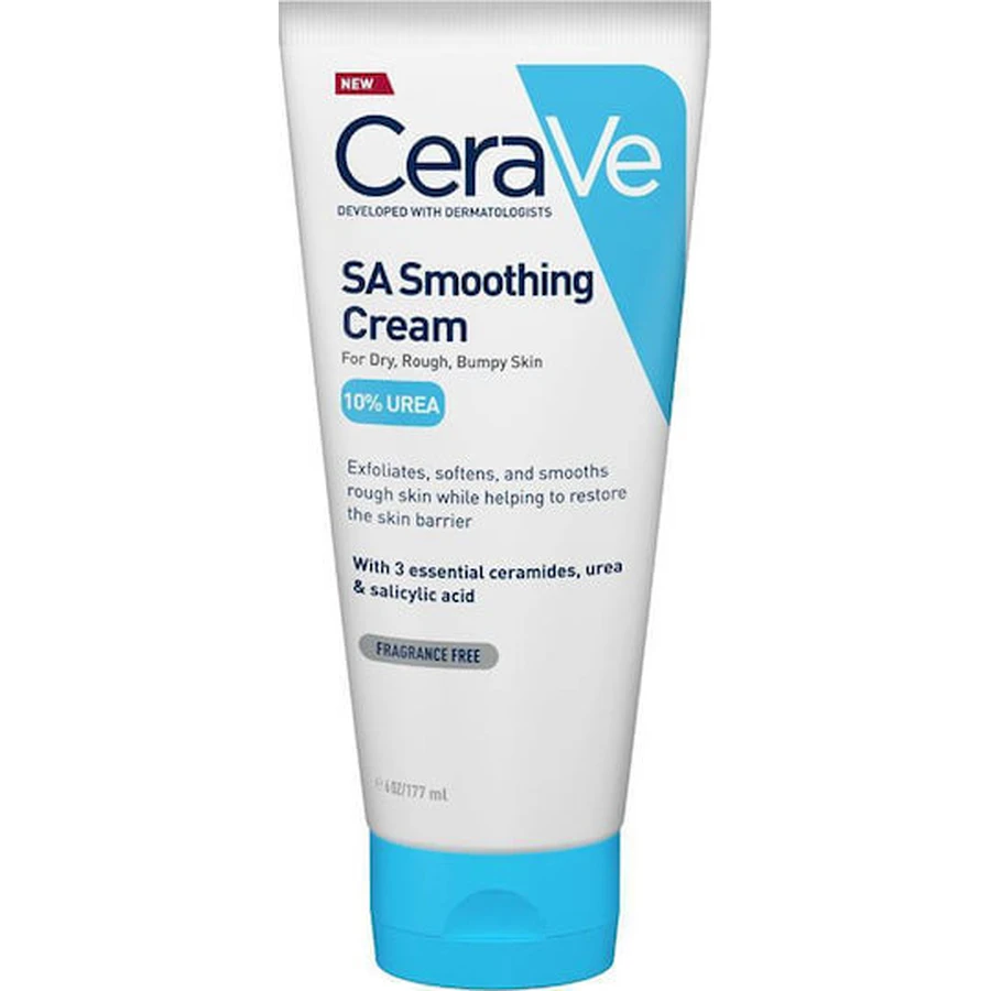 CeraVe SA Smoothing Cream Crema pentru corp regenerant cu Uree pentru piele uscată/foarte uscată 177gr