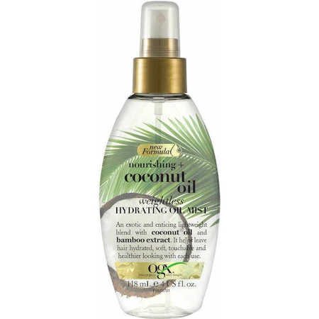 OGX voedende + kokosnoot argan haarolie tegen gespleten haarpunten 118ml