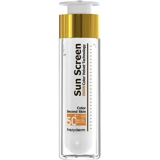 Frezyderm Zonnebrandcrème Colour Velvet Waterproof Gezichtscrème SPF50+ met Pigment 50ml