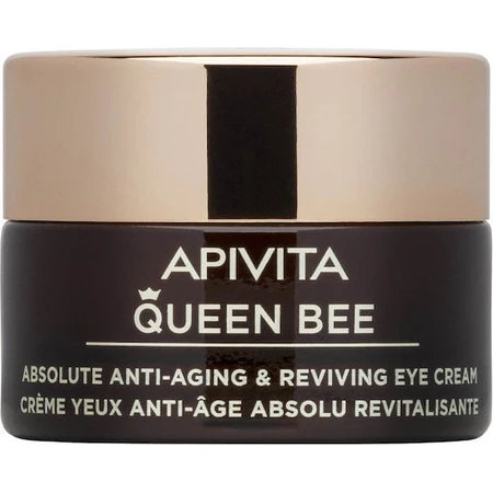 Apivita Queen Bee Feuchtigkeitsspendende und Anti-Ageing Augencreme gegen dunkle Augenringe für reife Haut 15ml