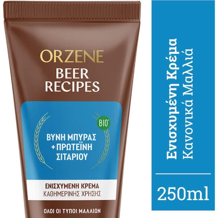 Orzene Biermalz + Weizenprotein Feuchtigkeitsspendende Spülung für alle Haartypen 250ml