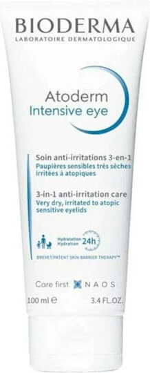 Bioderma Atoderm Intensive 3 in 1 feuchtigkeitsspendende Augencreme für empfindliche Haut 100ml