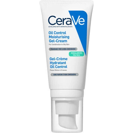 CeraVe Olie Controle Hydraterende en Seboregulerende Dag Gezichtsgel met Hyaluronzuur en Niacinamide 52ml