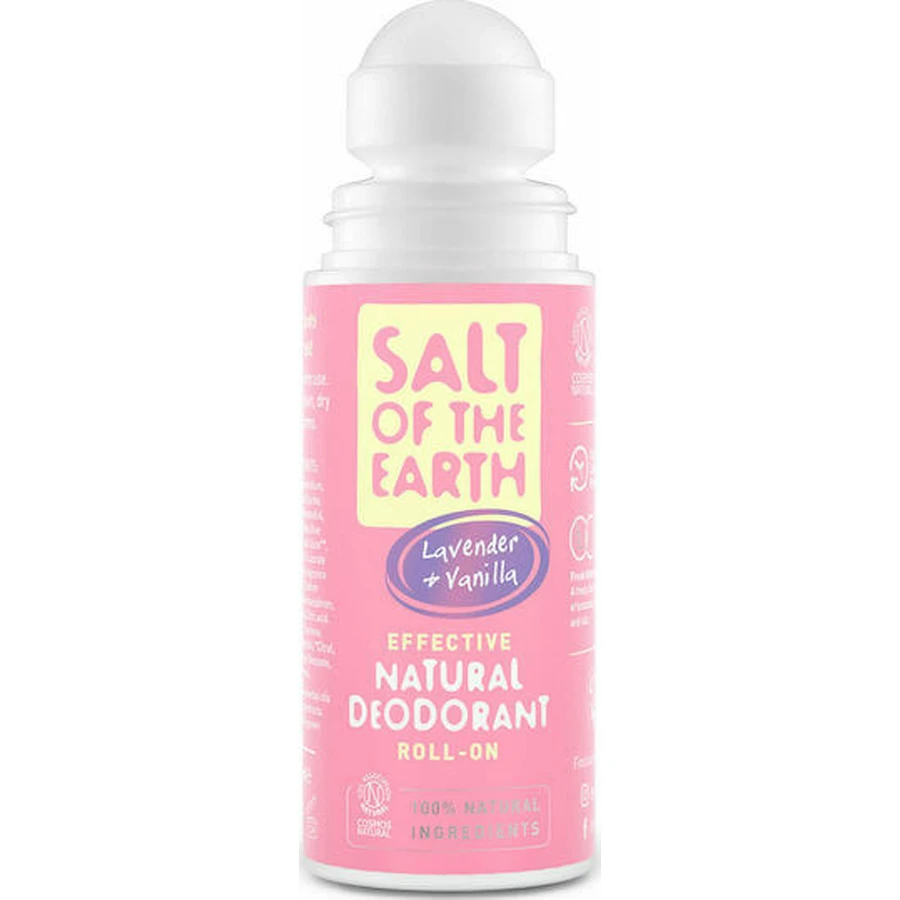 Salt of the Earth Lavender & Vanilla Deodorant Natural sub formă de Roll-On Fără aluminiu 75ml