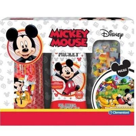 Set gel de dus, servetele plus puzzle Mickey, 1963, NaturaVerde