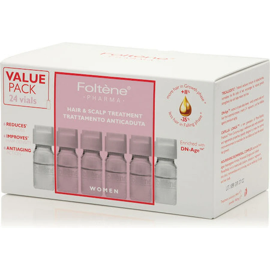 Foltene Hair & Scalp Treatment Hair ampoule pour la perte de cheveux pour les femmes 24x6ml