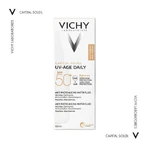 Vichy Capital Soleil UV-Age Dagelijkse Bescherming Gezichtscrème SPF50+ 80ml