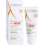 A-Derma Epitheliale A.H. Duo Cremă Regeneratoare de Față de Zi cu SPF50 Împotriva Imperfecțiunilor cu Acid Hialuronic 100ml