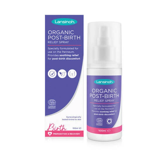 Lansinoh Organic Post-Birth Relief Spray Postpartum Relief 100ml