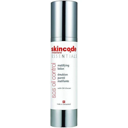 Skincode Essentials S.O.S Oil Control Cremă De Față De Zi Hidratantă Fluidă Împotriva Imperfecțiunilor Cu Vitamina C 50ml