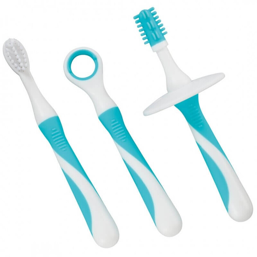 Mundpflege-Set, 3 Stück, +6 Monate, Babynova, Dentistar