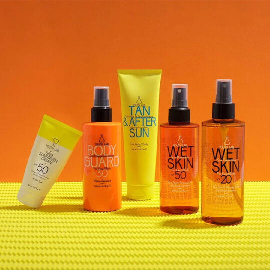 Youth Lab. Wet Skin Water Resistant Sun Protection Oil for Face and Body SPF20 Spray 200ml