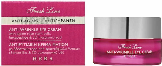 Fresh Line Hera Eye Feuchtigkeitsspendende und Anti-Ageing Augencreme mit Hyaluronsäure 15ml