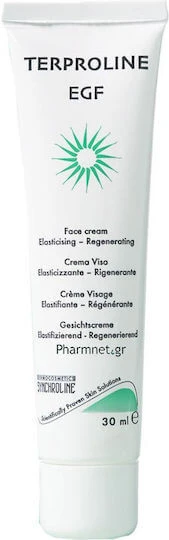 Synchroline Terproline EGF 24h feuchtigkeitsspendende und aufbauende Gesichtscreme mit Hyaluronsäure und Ceramid 30ml