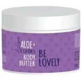 Aloe Colors Be Lovely Body Feuchtigkeitsspendende Körperbutter mit Aloe Vera & Karamellgeschmack für trockene/sehr trockene & empfindliche Haut 200ml