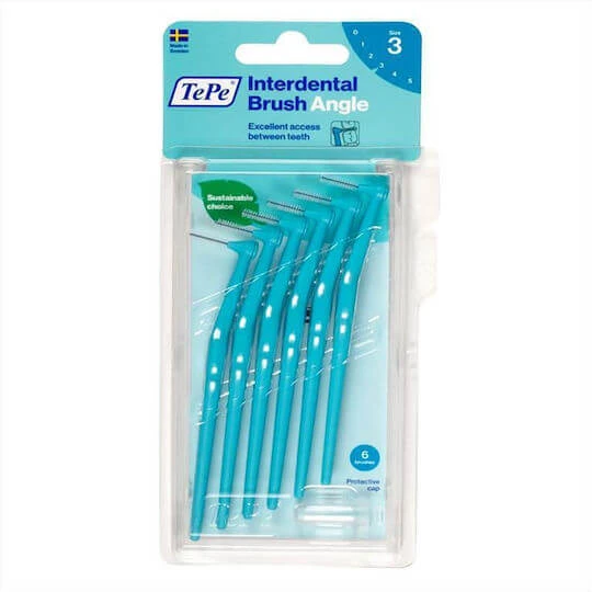 TePe Angle Interdentalbürsten 0,6mm Blau Blau 6St