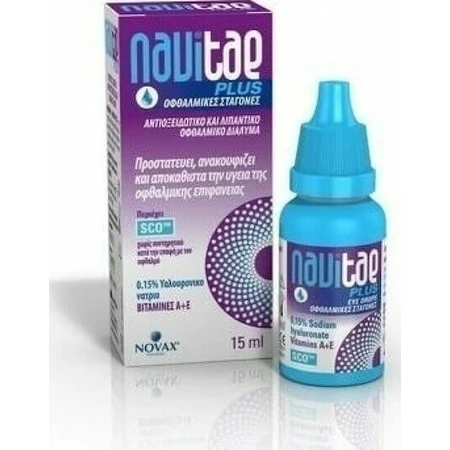 Novax Pharma Navitae Plus Picături Oftalmice cu Acid Hialuronic pentru Ochi Uscat 15ml