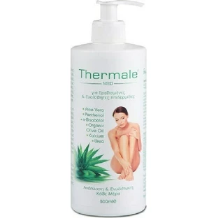Thermale Aloe Vera Crème hydratante régénérante à l'Aloe Vera pour peaux sensibles 500ml
