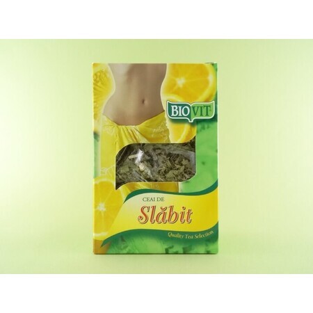 Ceai de slabit cu lamaie BioVit, 50 g, Naturavit