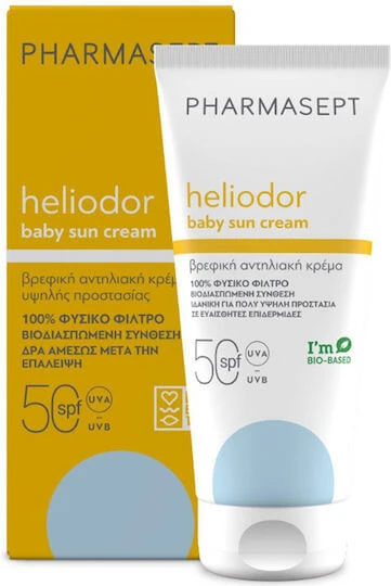 Pharmasept Heliodor Heliodor Wasserfeste Baby Sonnencreme Gesicht & Körper Emulsion SPF50 100ml 100ml 518949