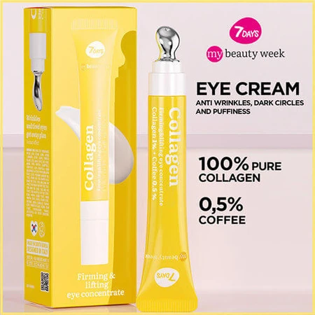 7DAYS MB Crema Contorno de Ojos Tonificante con Vitamina C y Colágeno 18ml