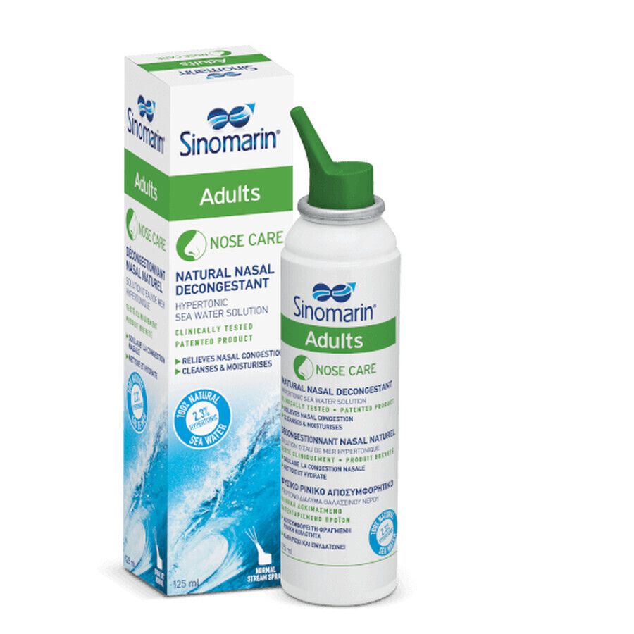 Sinomarin Erwachsene, Nasenspray abschwellend, 125 ml, Gerolymatos International