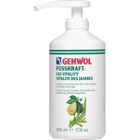 Gehwol Fusskraft Leg Vitality Crema Hidratante Tensora para Piernas y Hombros 500ml