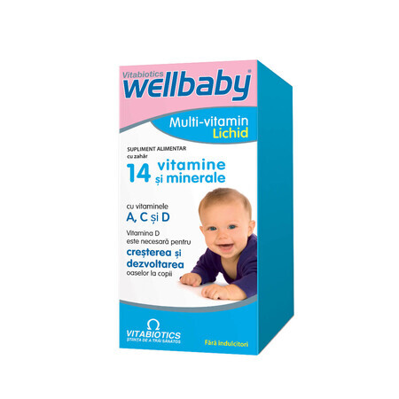 WellKid Baby und Kleinkind 14 Vitamin- und Mineralsirup, 150 ml, Vitabiotics