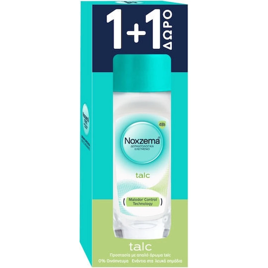Noxzema Talco 48h Desodorante Roll-On Talco 48h 2x50ml
