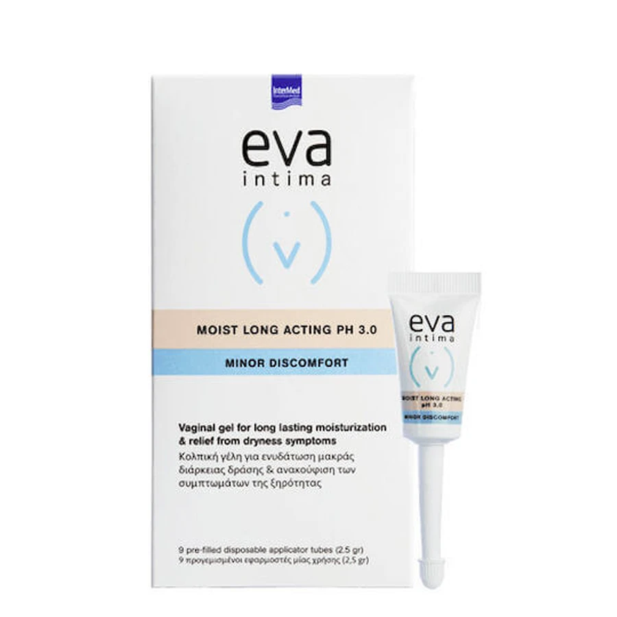 InterMed Eva Intima Intima Moist Langwerkende pH 3 Hydraterende Gel 2ml 9oz