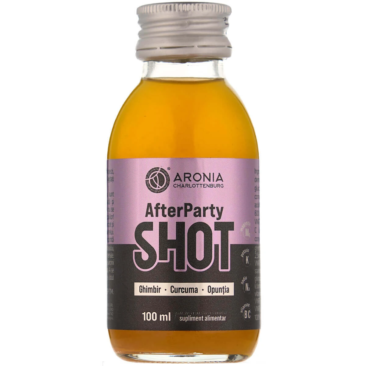 AfterParty Shot - eine Mischung mit Glukose, Elektrolyten, Kräutern und Vitaminen