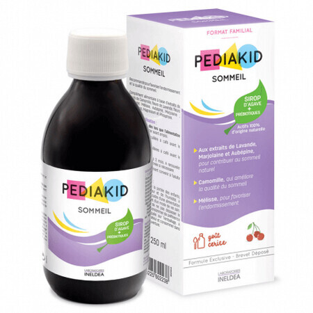 Sleep verbessert den Schlaf von Kindern mit Kirschgeschmack, 250 ml, Pediakid