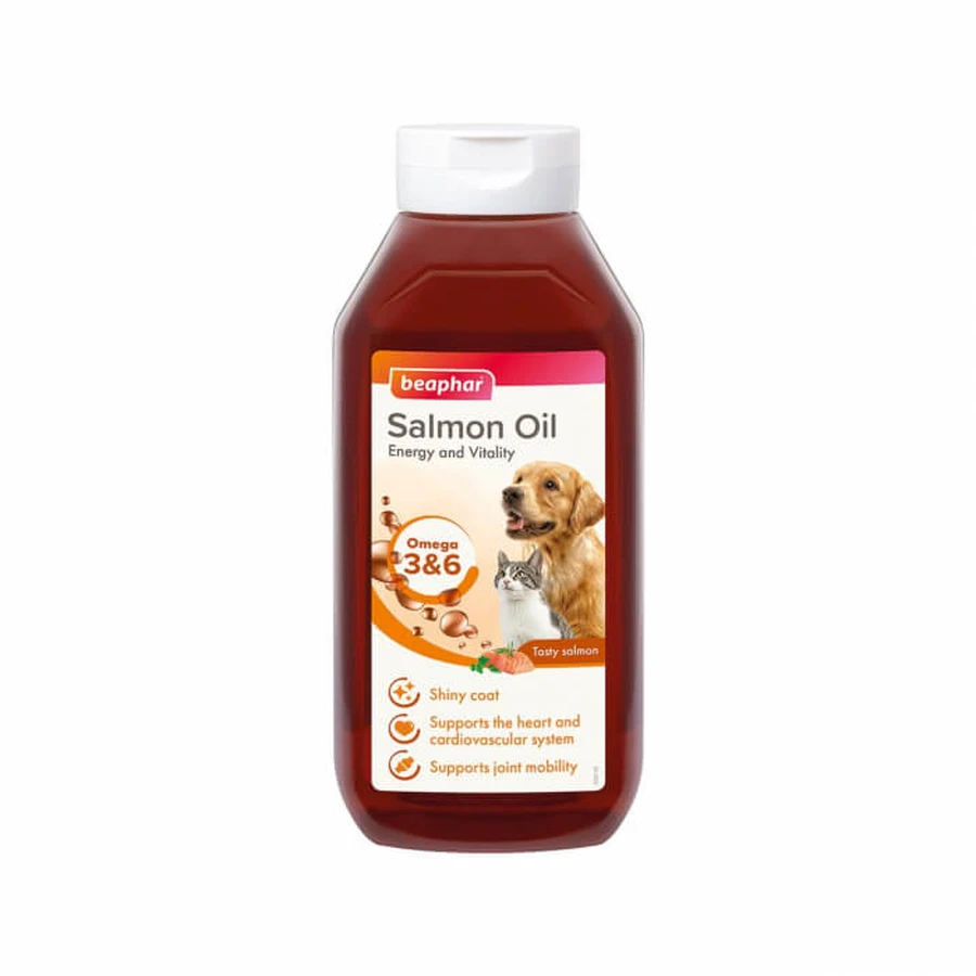 Beaphar supplément nutritionnel à l'huile de saumon pour chiens et chats 430 ml