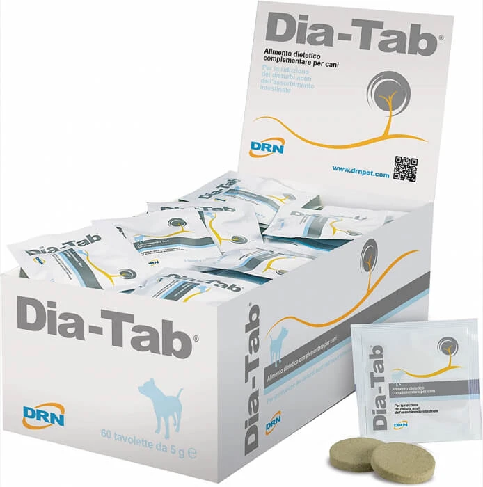 Dia-Tab,, 60 Tabletten x 5 g, Nahrungsergänzungsmittel für Hunde