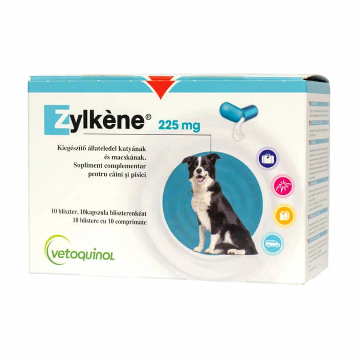 Zylkene 225 mg, Beruhigungskapseln für Hunde und Katzen, 10tb