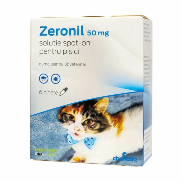 Zeronil 50mg Katze - 6 antiparasitäre Pipetten