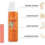 Sonnenschutzspray mit Thermalwasser für Kinder SPF +50 Avene, 200 ml, Pierre Fabre