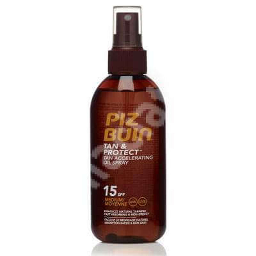 Spray-Öl für beschleunigte Bräunung und Bräunungsschutz SPF 15, 150 ml, Piz Buin