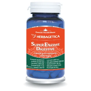 Super Enzyme Digestive, 60 gélules, Herbagetica